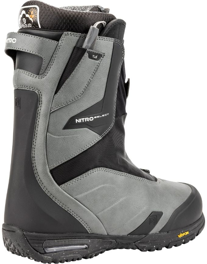 Nitro Select TLS+ Snowboard Boot 2025 | Charcoal